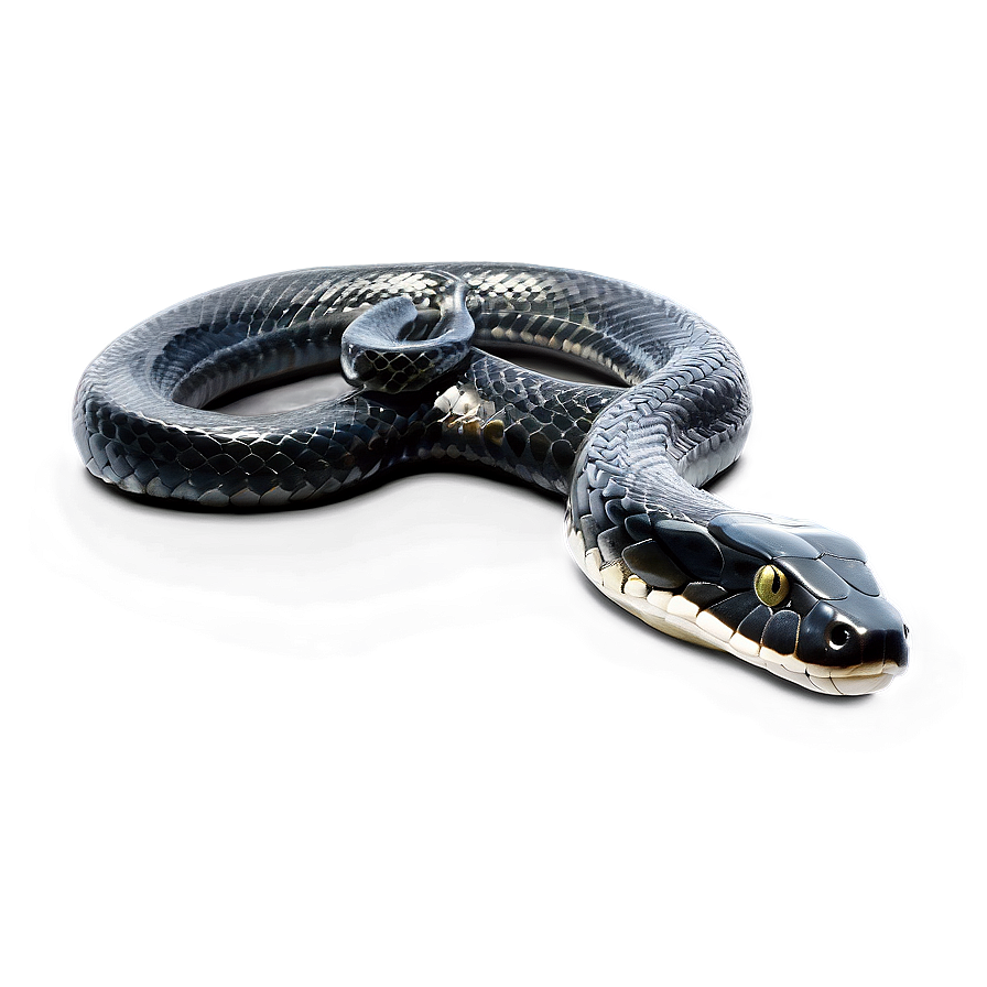 Black Snake In Attack Position Png Ntc81