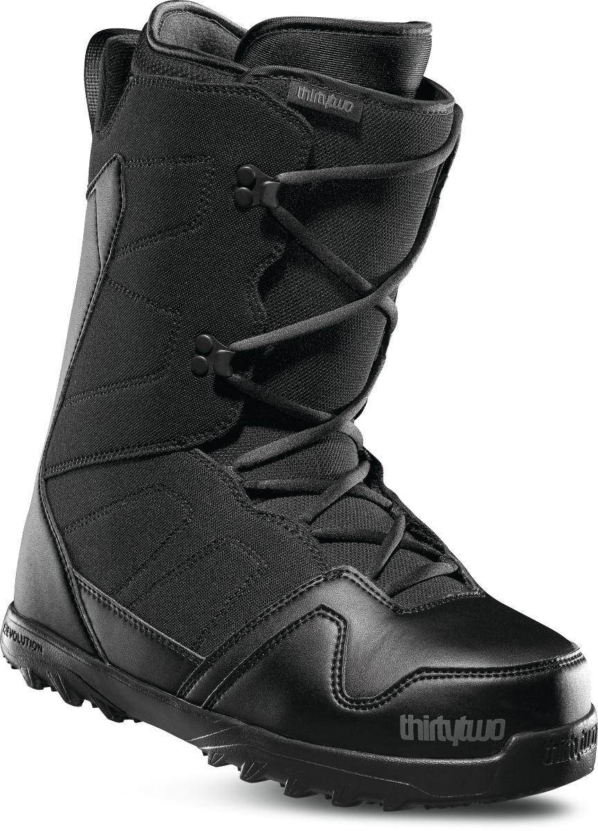 Black Snowboard Boot Side View