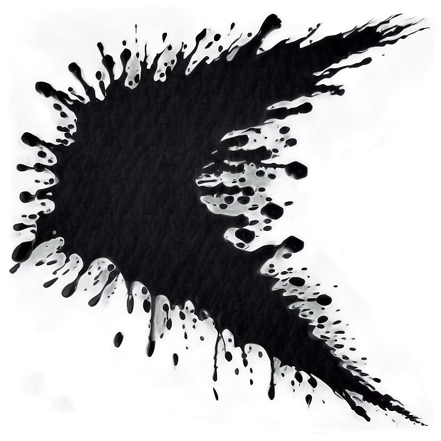 Black Splatter Spray Paint Png Bgd98