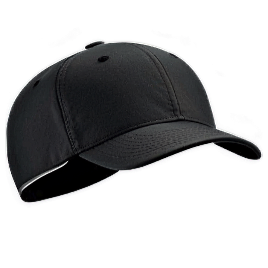 Black Sports Cap Png 06122024