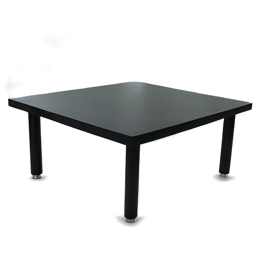 Black Square Table Png 06262024