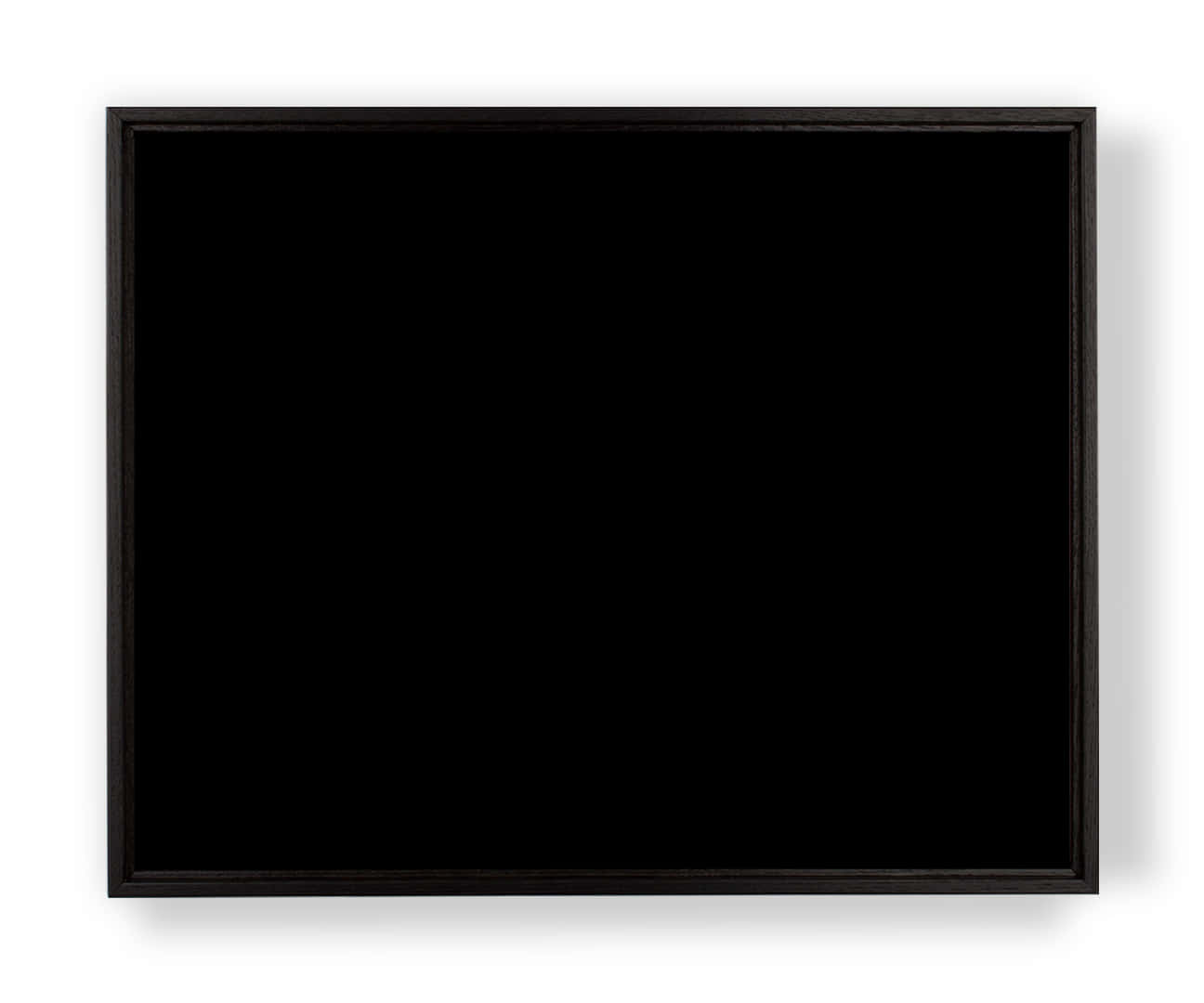 Black Square White Frame