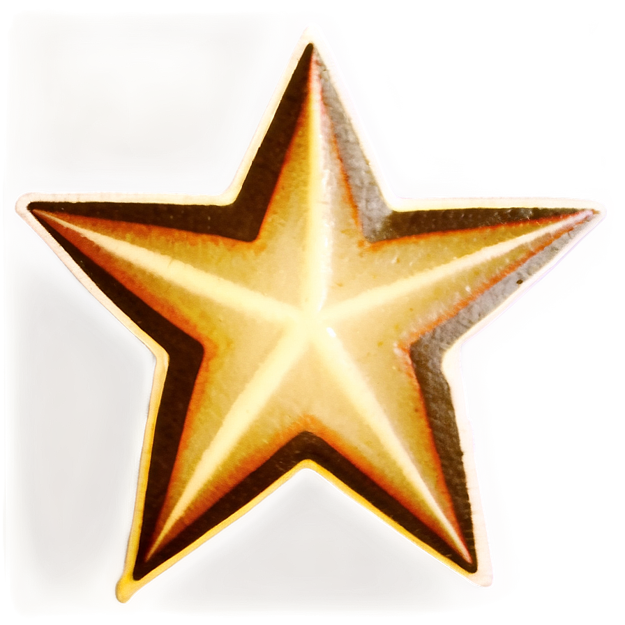 Black Star Sticker Png 06132024