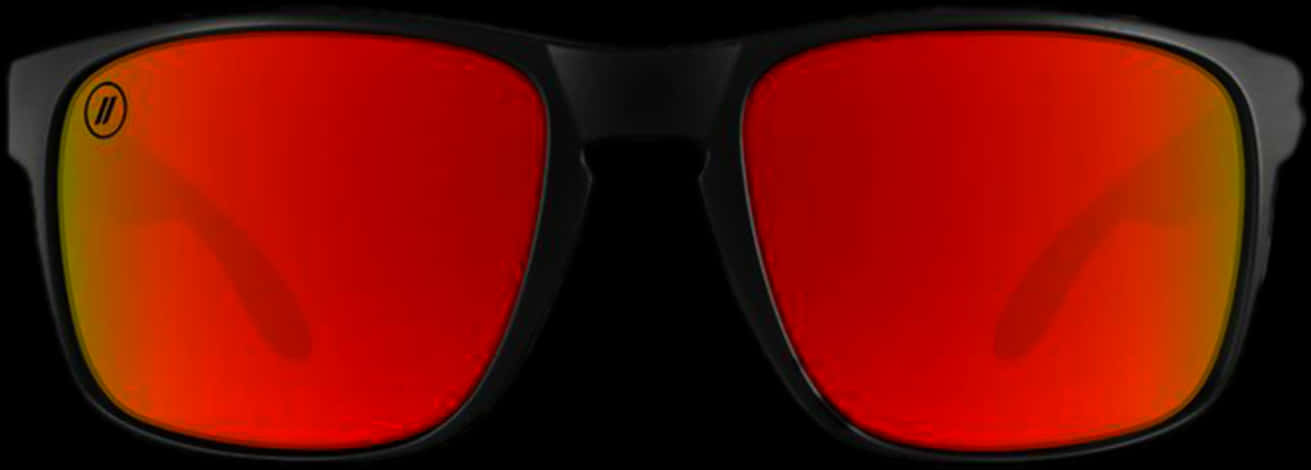 Black Sunglasses Red Lenses