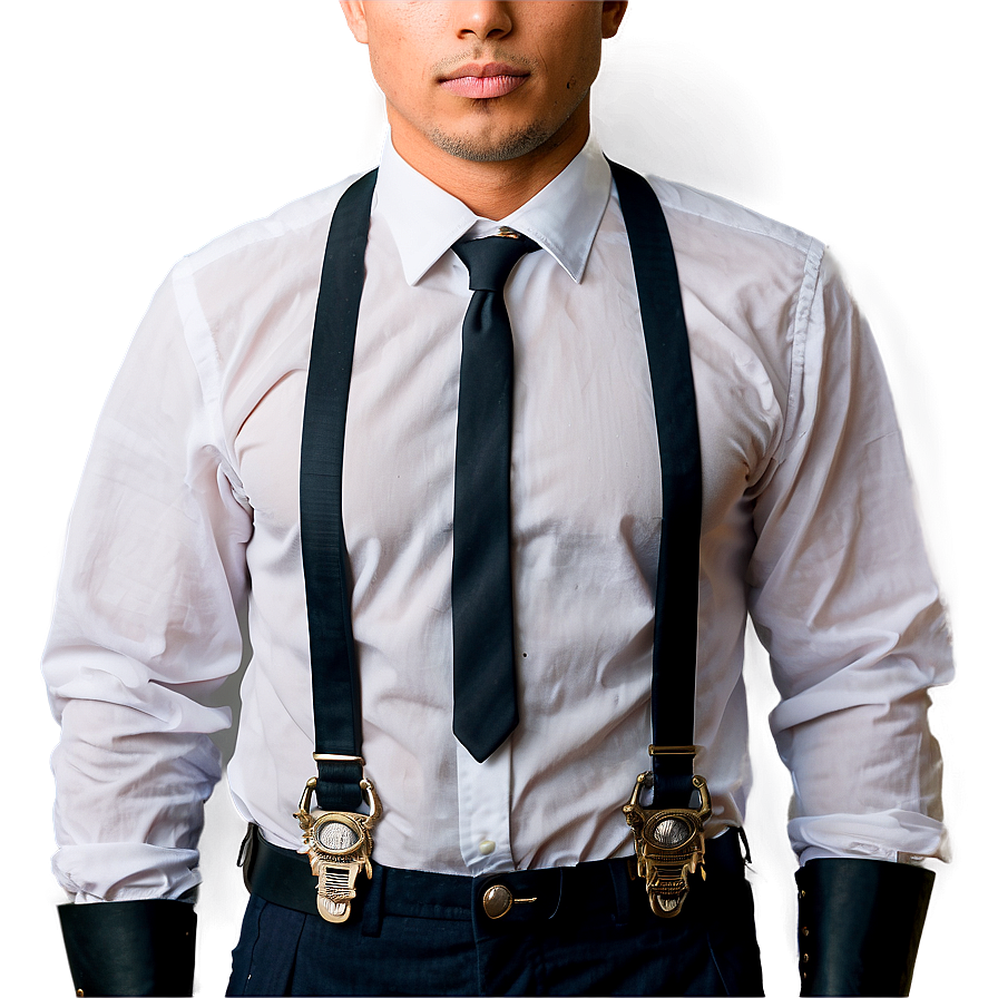 Black Suspenders Png 22