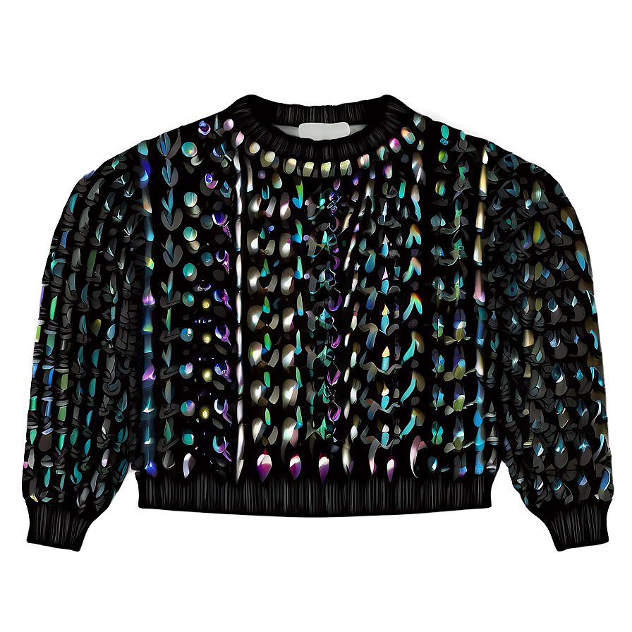 Black Sweater Pattern Png Xgt