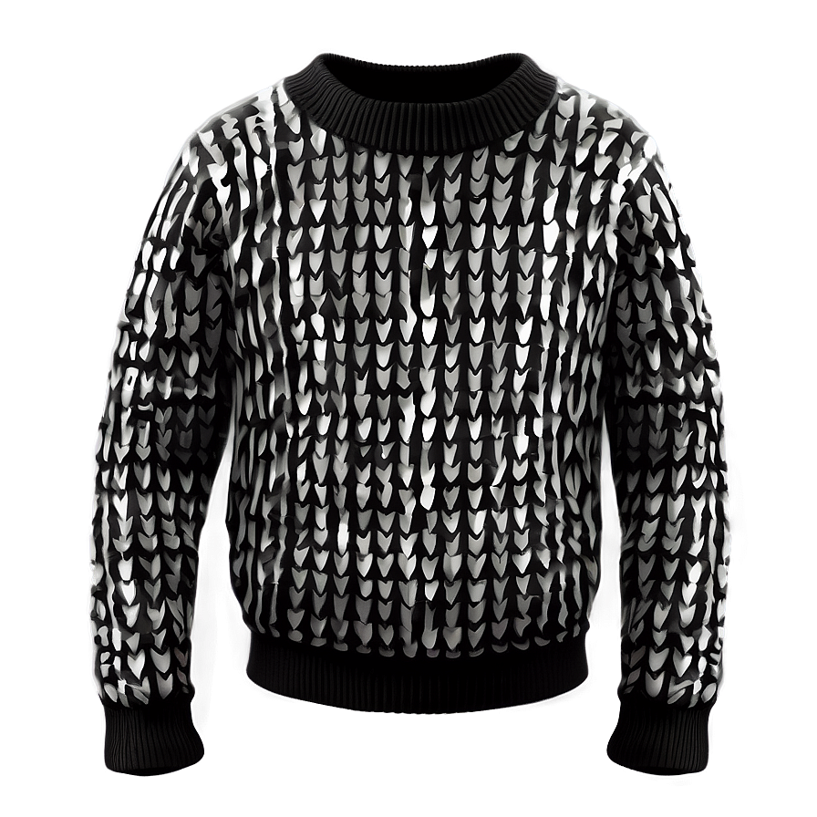 Black Sweater Png 06132024