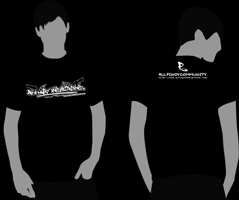 Black T Shirt Graphic Design