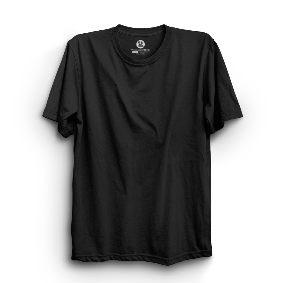 Black T Shirt Product Display