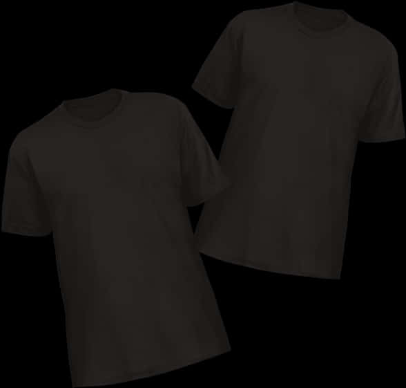 Black T Shirts Mockup