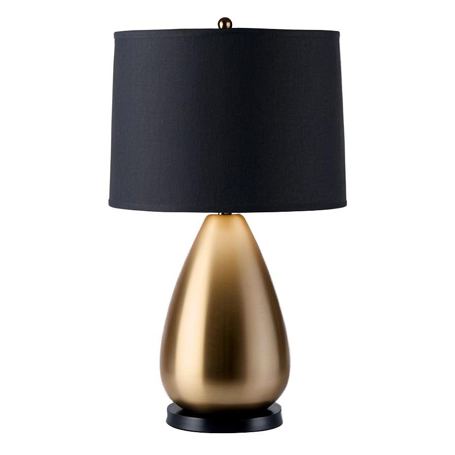 Black Table Lamp Png 06262024