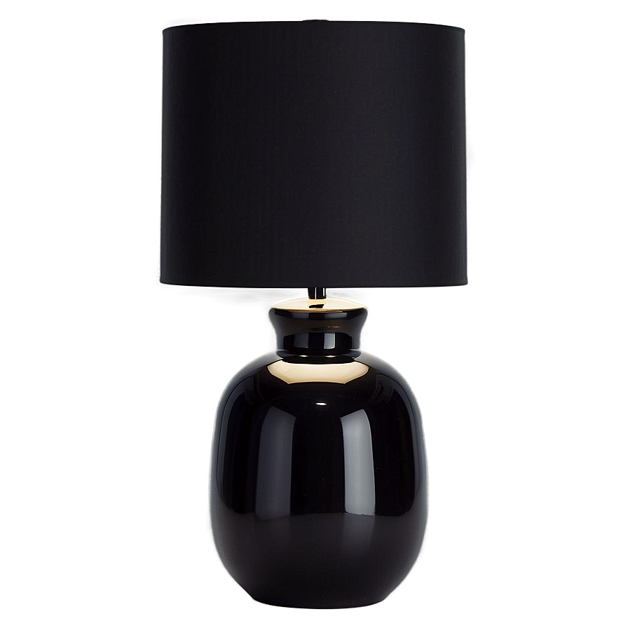 Black Table Lamp Png 23