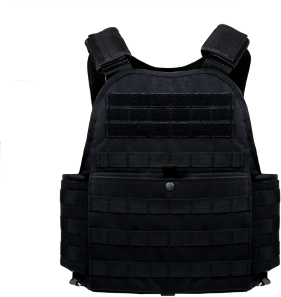 Black Tactical Bulletproof Vest