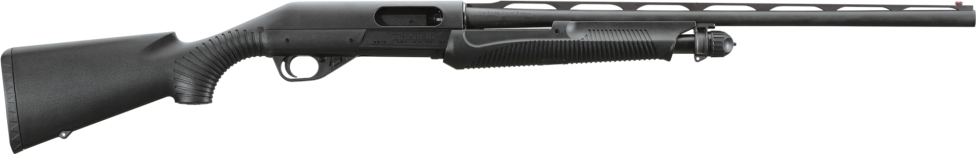 Black Tactical Shotgun Side View