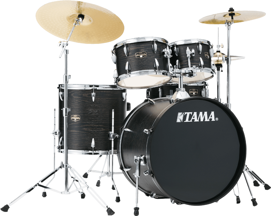 Black Tama Drum Set