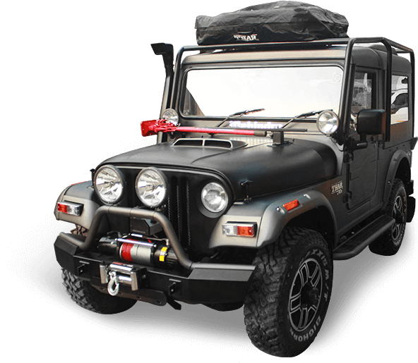 Black Thar S U V Offroad Ready