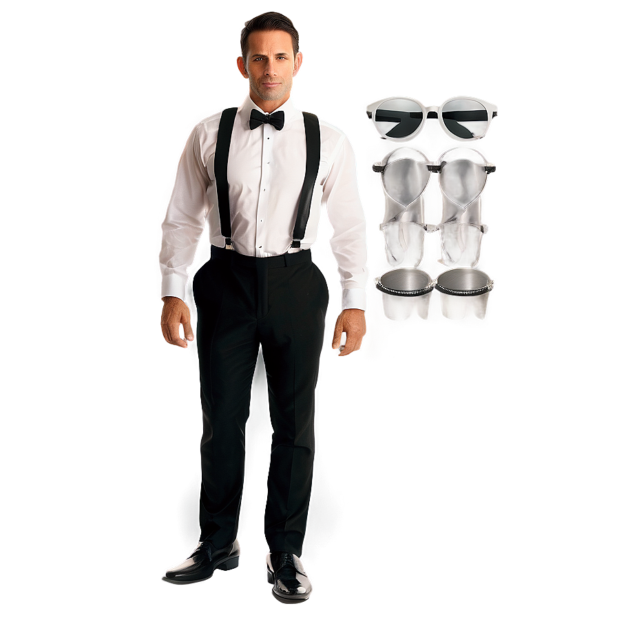 Black Tie Ready Outfit Png 70