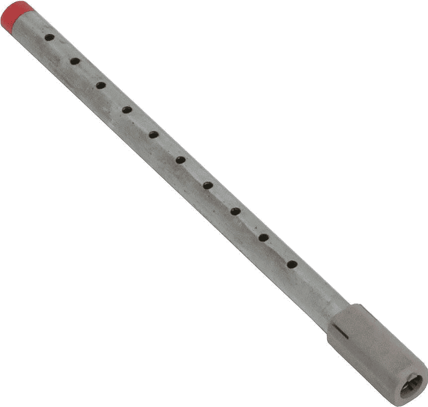 Black Tin Whistle Musical Instrument