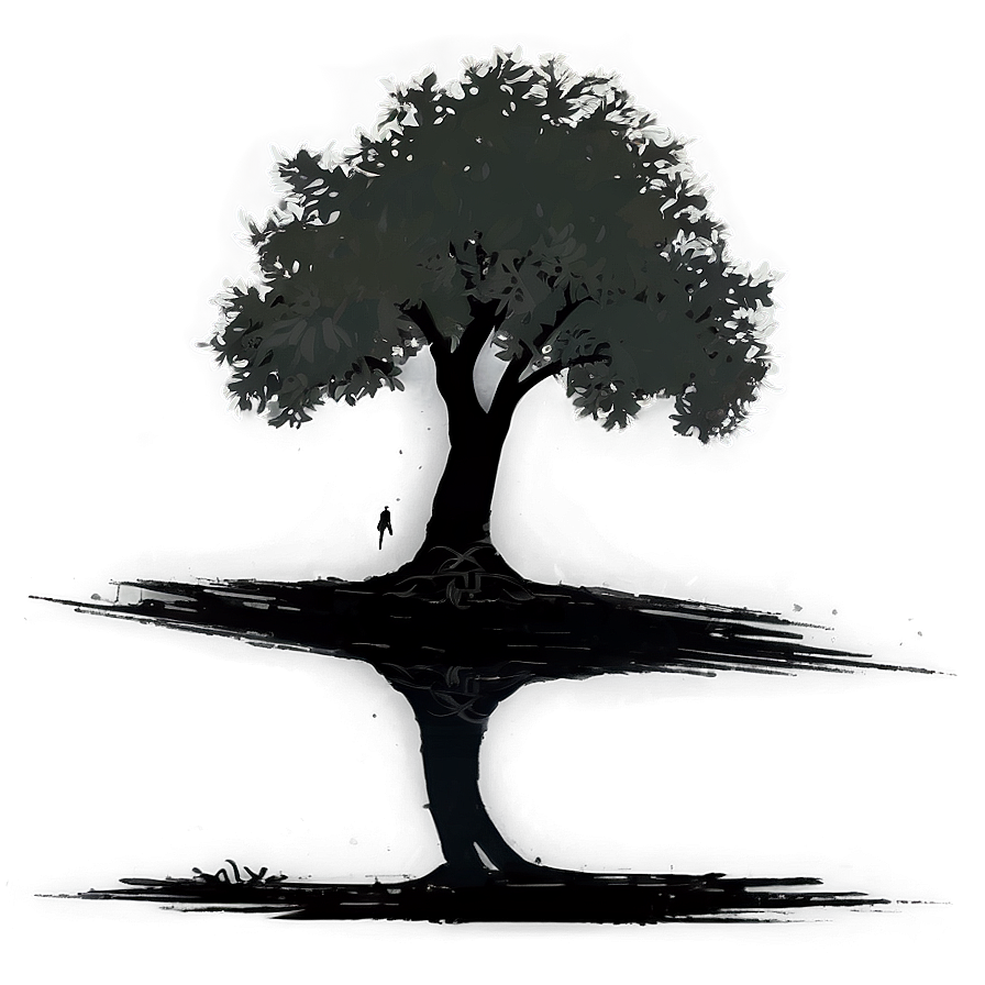 Black Tree Shadow Png 61