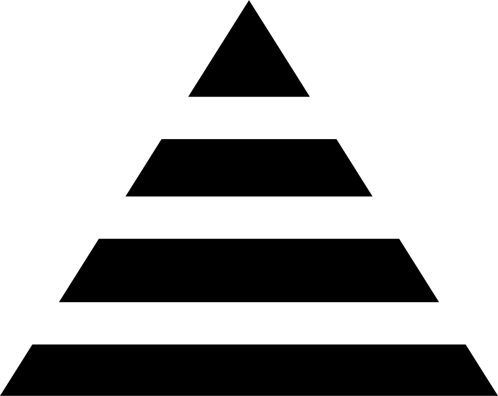 Black Triangle Shape Progression