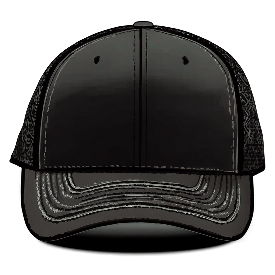 Black Trucker Hat A