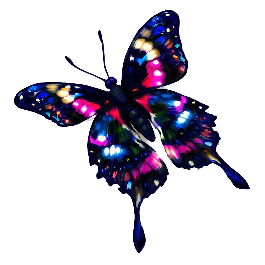 Black Velvet Butterfly Png 13