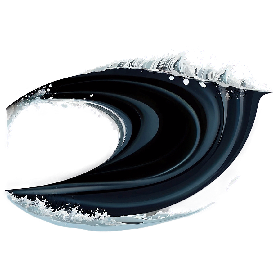 Black Wave Illustration Png Jes6