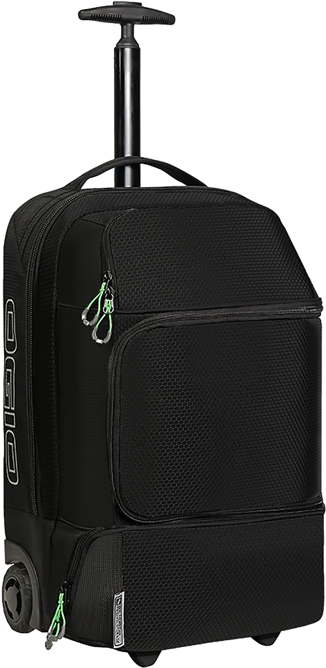 Black Wheeled Carry On Travel Bag