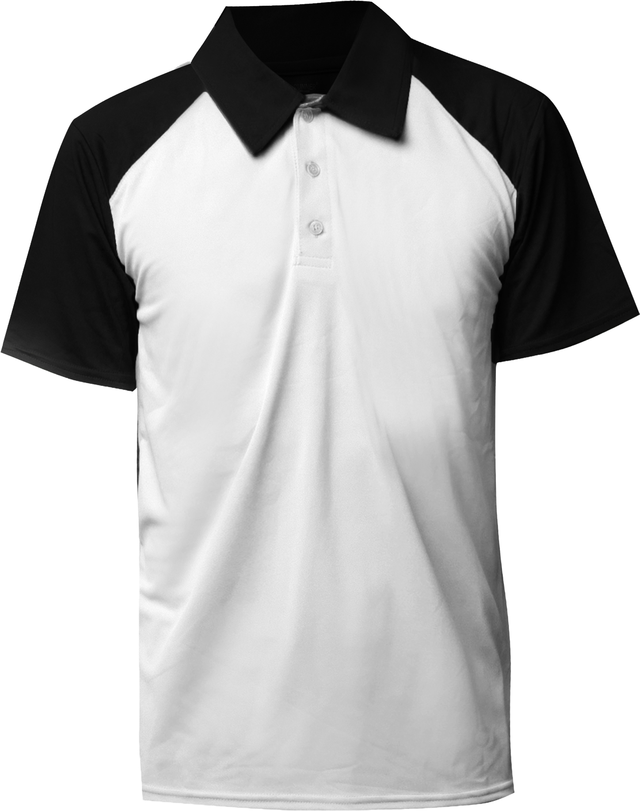 Black White Polo Shirt Design