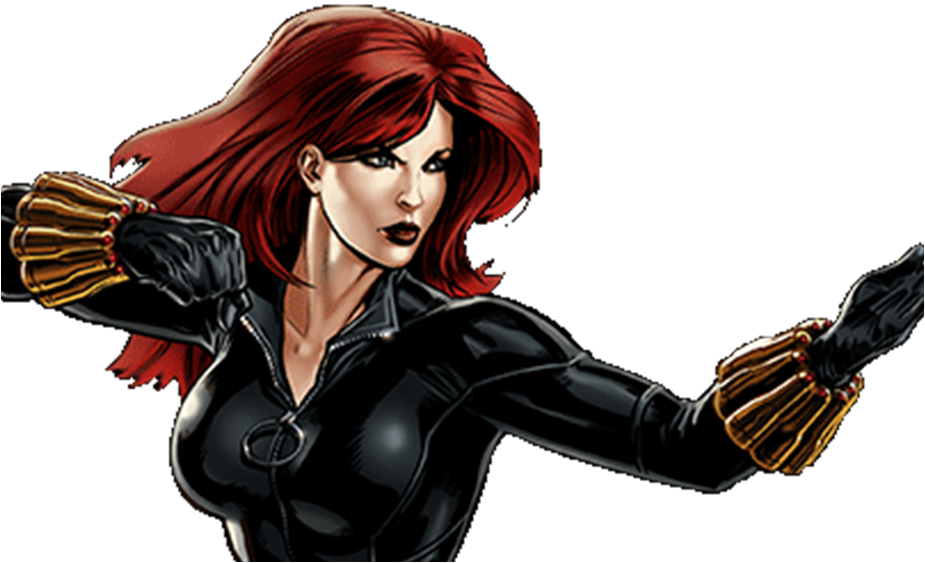 Black Widow Action Pose