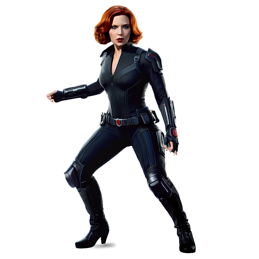 Black Widow Alternate Costume Png 05212024