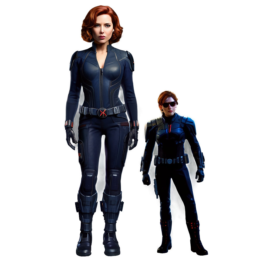 Black Widow Alternate Costume Png 05212024