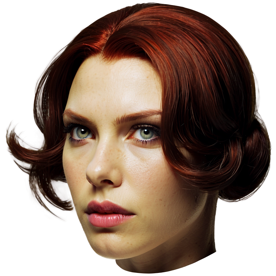 Black Widow Hairstyle Png 52