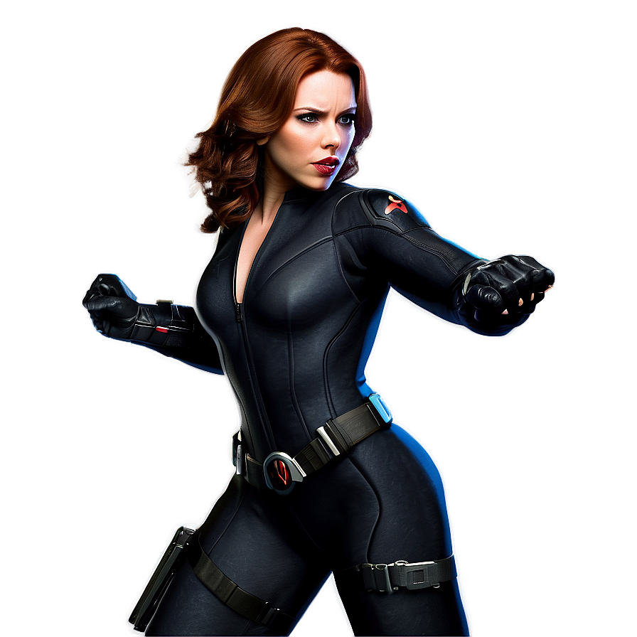 Black Widow Signature Pose Png 05212024