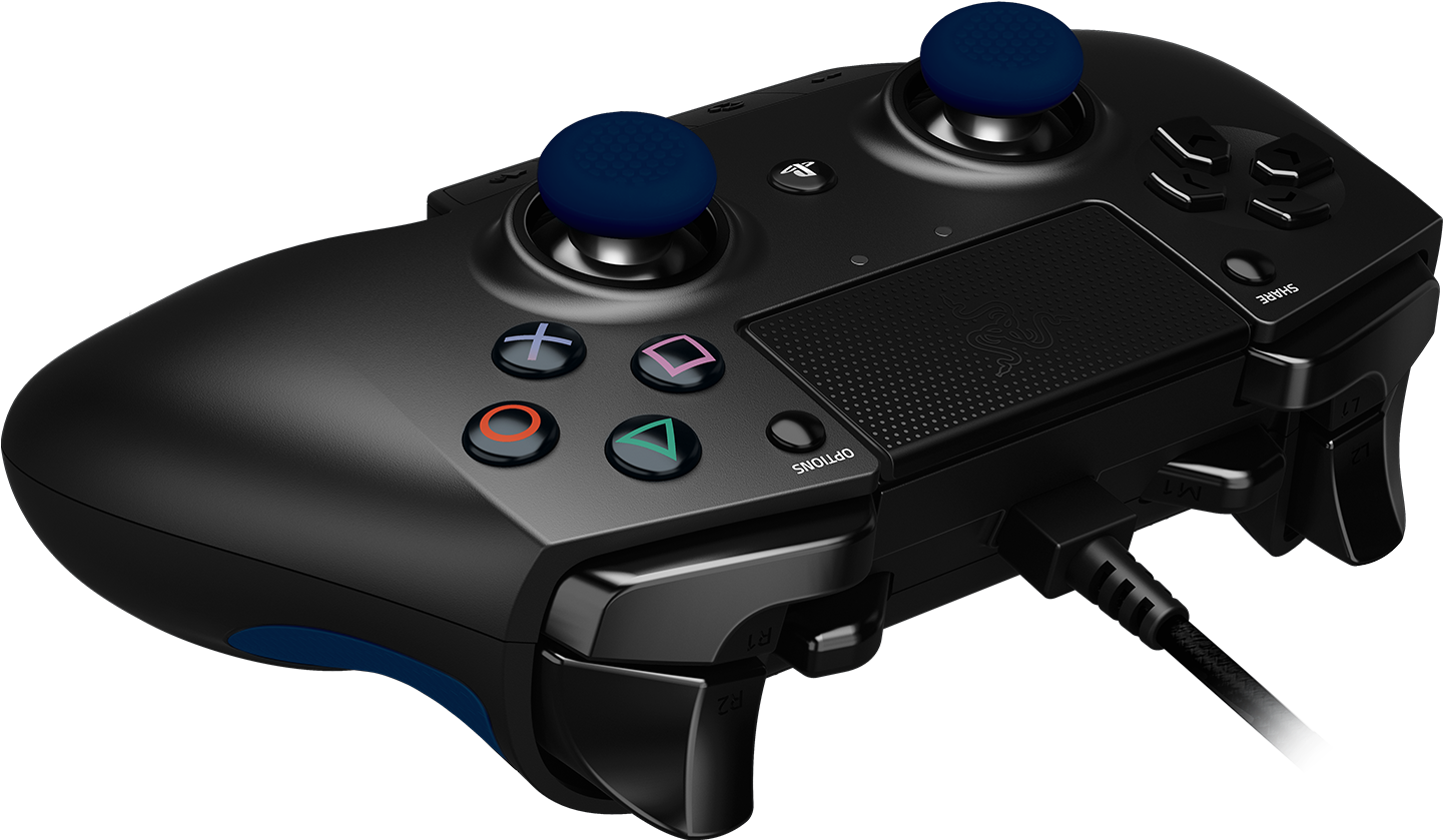 Black Wired Game Controller