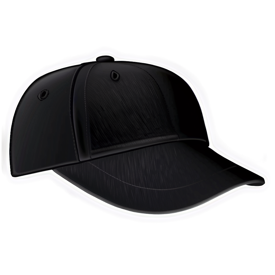 Black Wool Cap Png 35