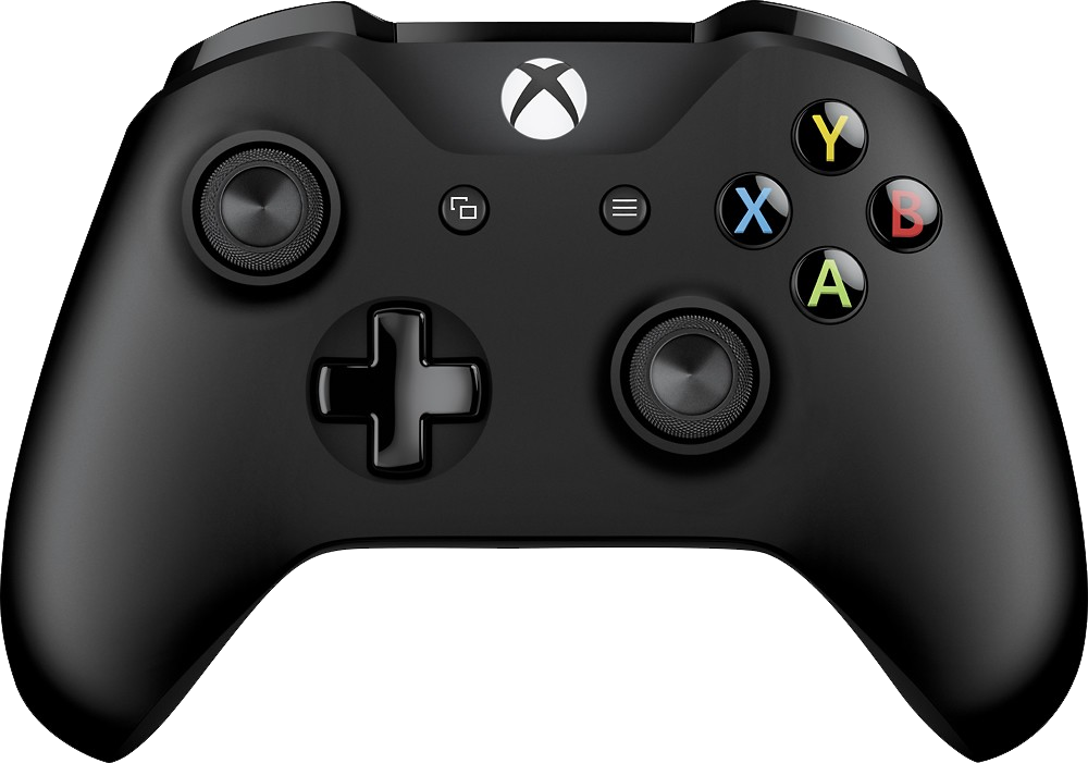 Black Xbox One Controller Top View