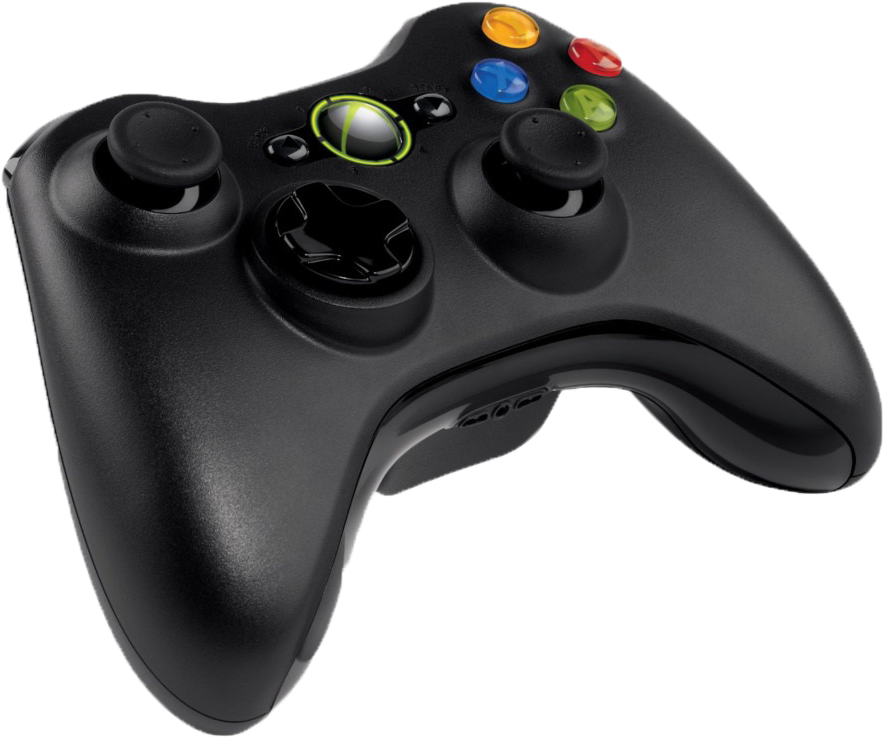 Black Xbox360 Controller