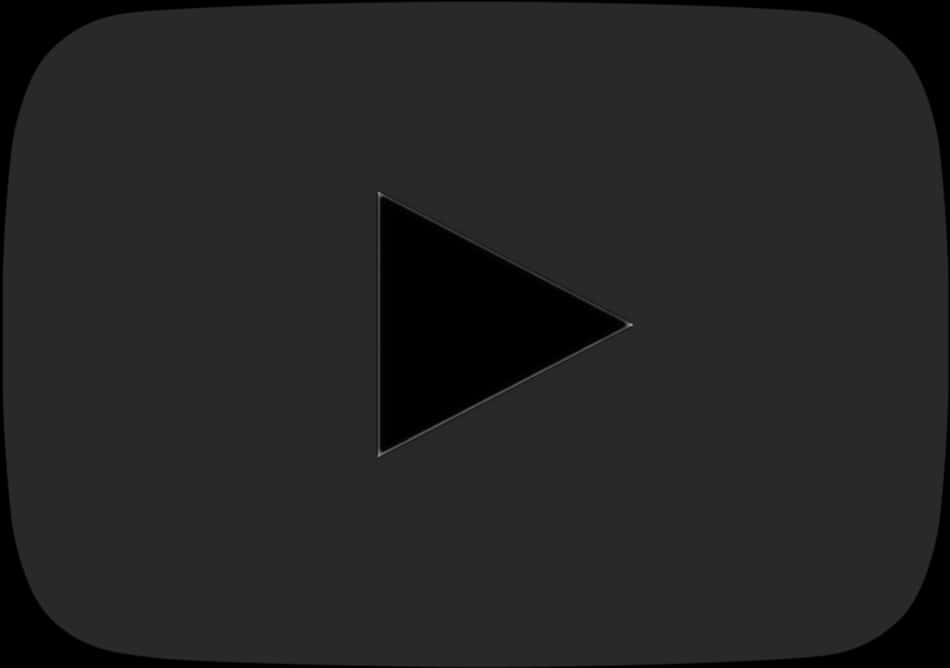 Black You Tube Logo Icon