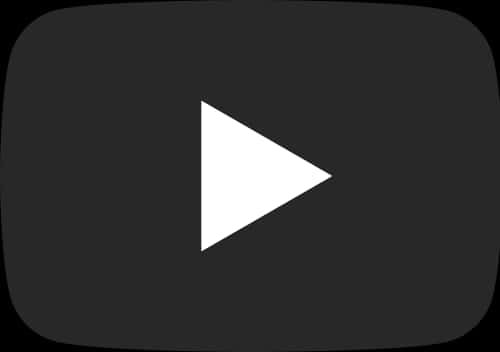 Black You Tube Logo