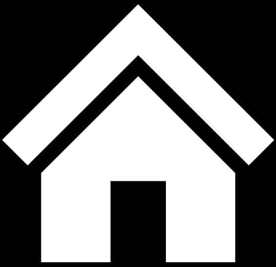 Blackand White Home Icon