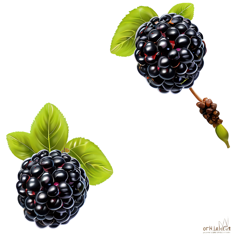 Blackberry Cluster Png 05232024