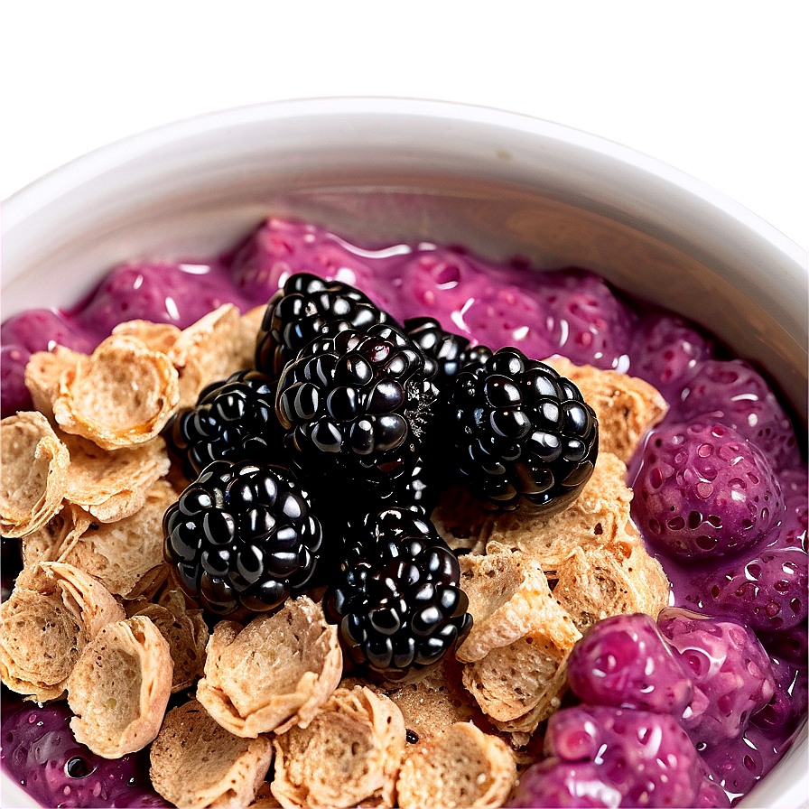 Blackberry Cobbler Cereal Png Dus85