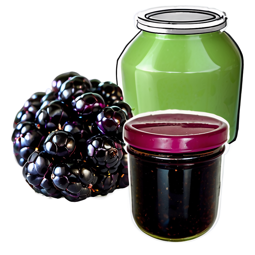 Blackberry Jam Ingredient Png Ekj61