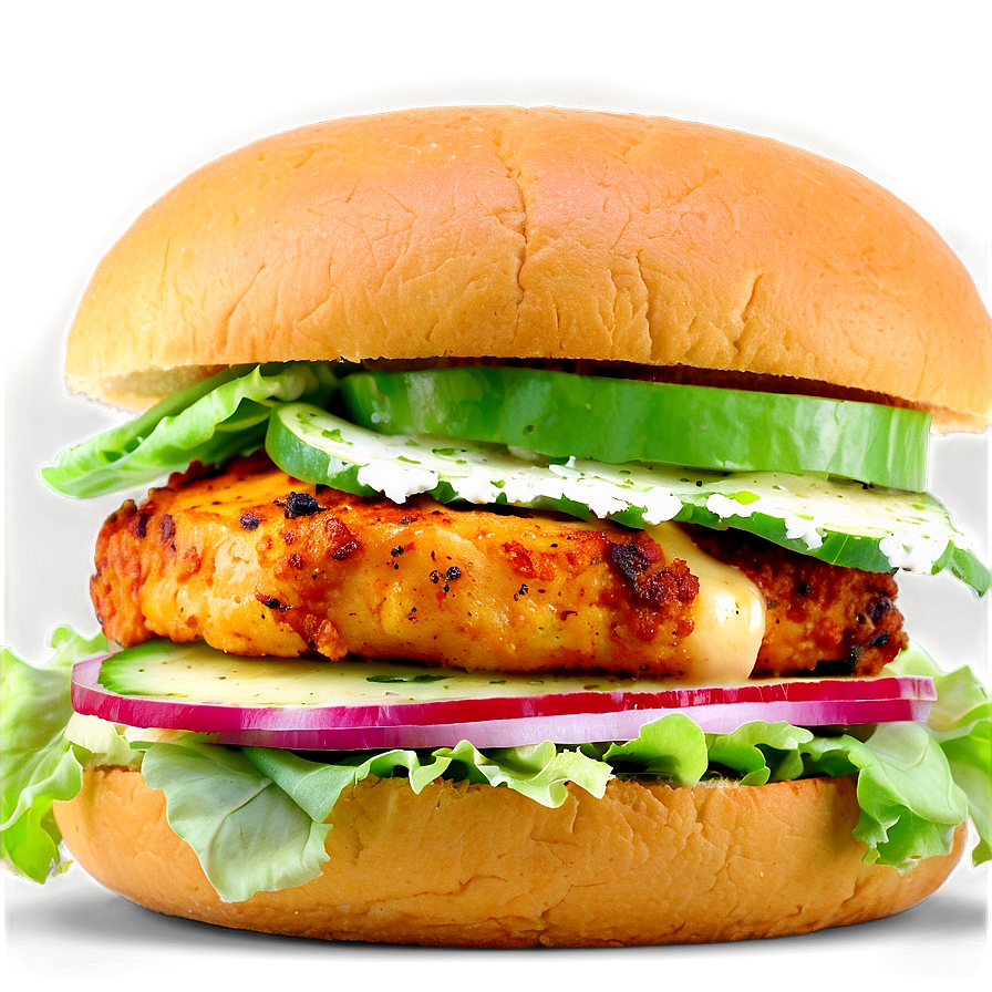 Blackened Chicken Sandwich Png 06132024