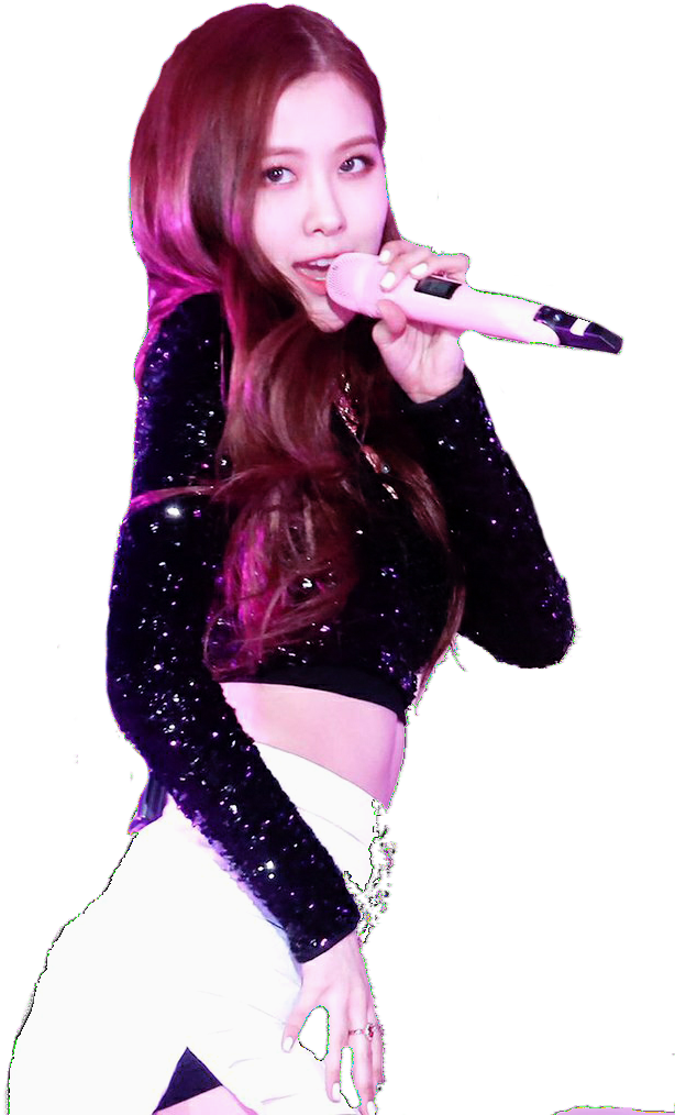 Blackpink Member Singing Onstage.png