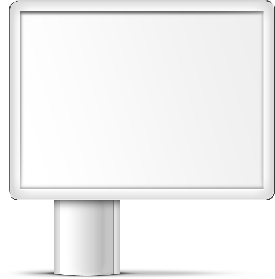 Blank Billboard Display