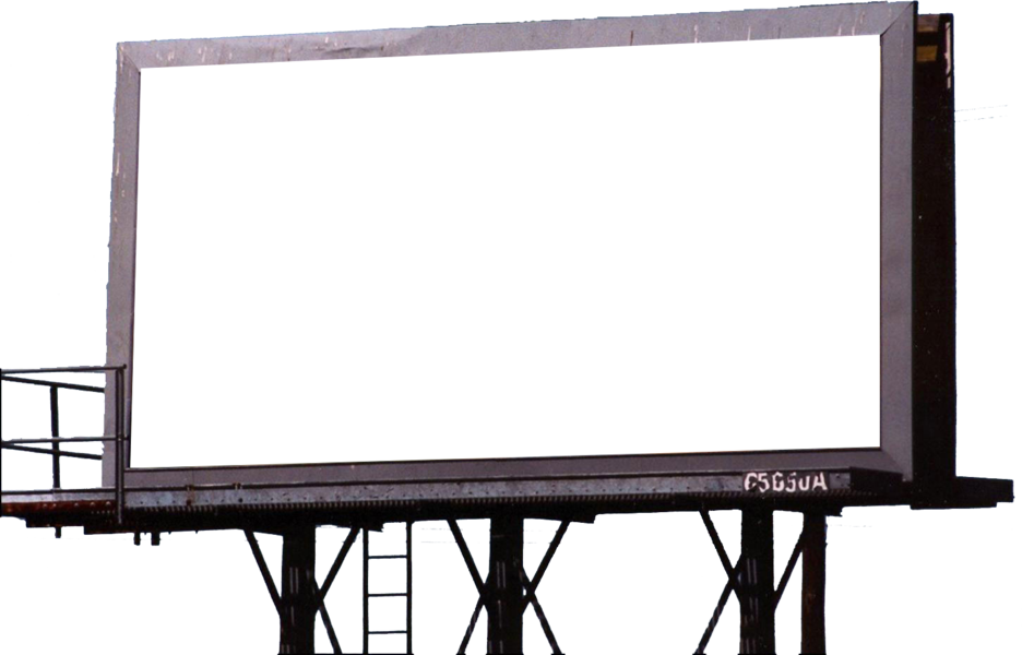 Blank Billboard Structure