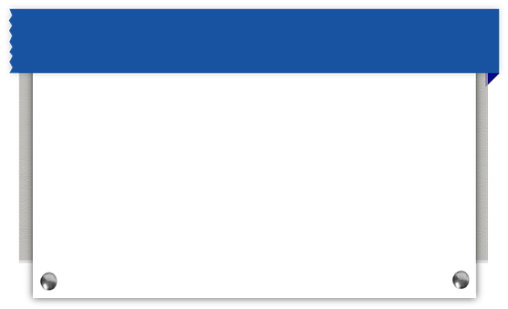 Blank Blue Header Banner