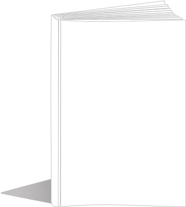 Blank Book Cover Mockup